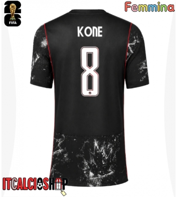 Canada Ismael Kone #8 Seconda Maglia Femmina Mondiali 2026 Manica Corta
